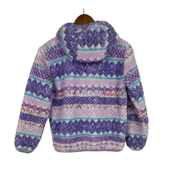 Eddie Bauer Girls Quest Plush Fleece Hooded Jacket Size M - Picture 2 of 10
